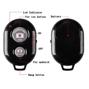 Senza fili per il telefono Bluetooth otturatore remoto pulsanti esterni rilasciare il pulsante della fotocamera Selfie di controllo per gli smartphone Blue Tooth Rem - Product Image 1