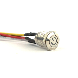 Hungso 12mm wasserdichter Momentan-Druckknopf schalter 6V 12V 24V 36V 110V 220V Pin-Anschluss Metall konstruktion für dauerhafte Verwendung - Product Image 6