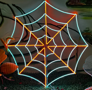 Led dải ánh sáng deguisement trang trí lớn Spider webr decoracion Para sân dấu trang trí nội thất cho Halloween - Product Image 5