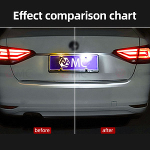 Beyaz LED plaka aydınlatma ışığı VW GOLF varyant JETTA Mk6 PASSAT varyant B6 B7 Sharan Tiguan Touareg Touran taşıyıcı T6 - Product Image 4