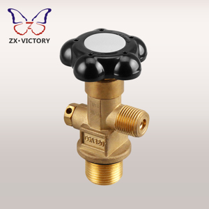 ZX CGA320 CO2 Customized Gas Cylinder Valve Hand Wheel Soda Maker Valve 1 1/8-12UNF 0.825-14NGO-RH - Product Image 1