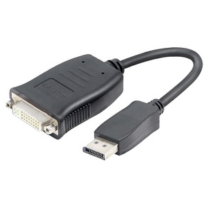 批发4K60Hz <span class=keywords><strong>DP</strong></span>公到<span class=keywords><strong>DVI</strong></span> D <span class=keywords><strong>DVI</strong></span>-D母有源转换器适配器电缆4K 60Hz 1080P支持内置集成电路芯片组的3D