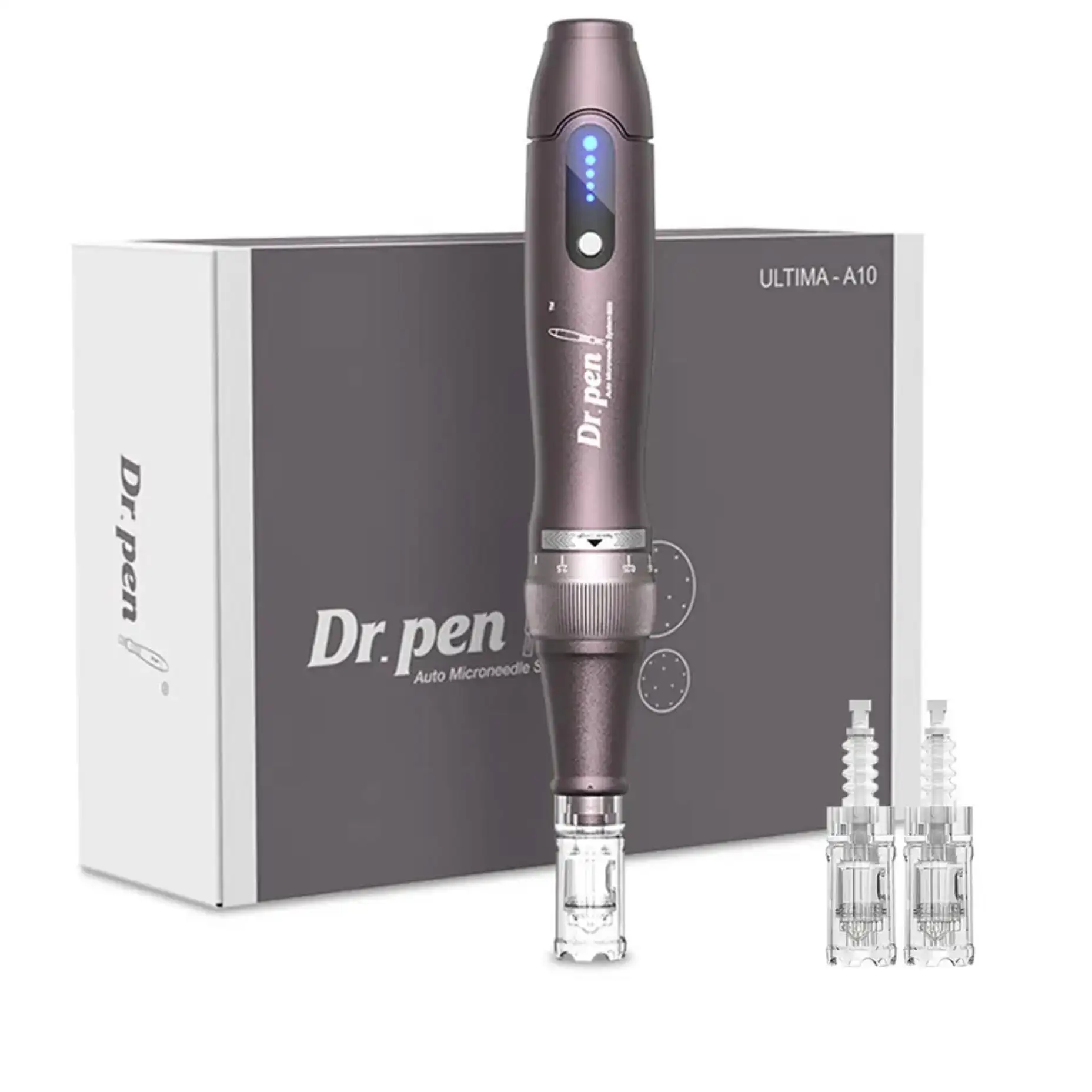 Derma pen Dr pen A10 cartucho máquina de microagujas Derma pen agujas 12 24 36 42 Nano Tips