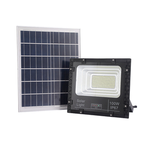 40W 60W 100W 200W 400W Lámpara de patio solar IP67 Luz de inundación solar con función lineal - Product Image 1