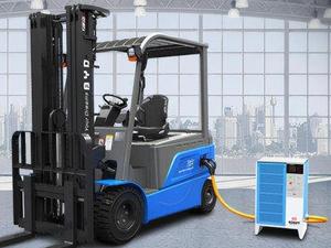 Las carretillas elevadoras BYD están equipadas con sistemas avanzados de baterías que tienen la capacidad de durar mucho tiempo - Product Image 3