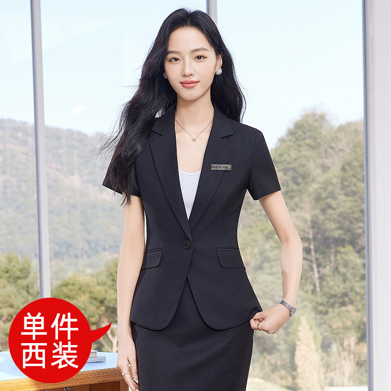 black suit