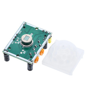 5PCS SR501 HC-SR501 Einstellen des pyro elektrischen IR-Infrarot-PIR-Moduls Bewegungs sensor detektor modul - Product Image 2