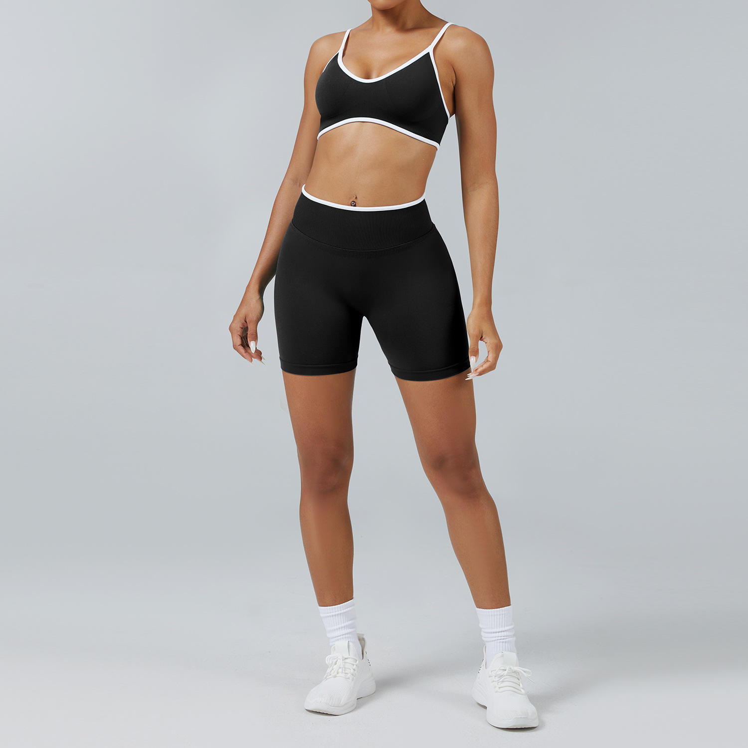 Soutien-gorge + shors noir