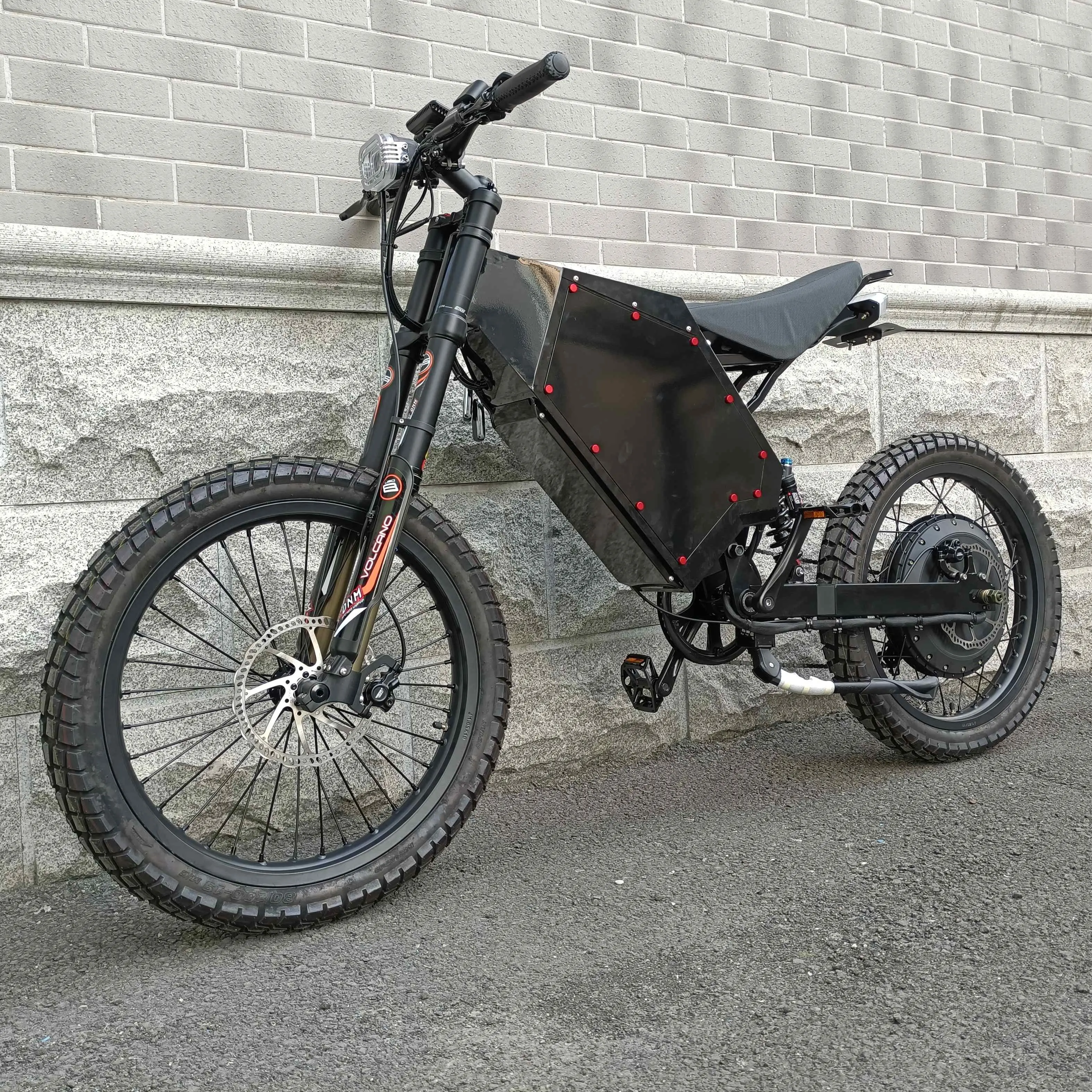 Cuadro de bicicleta eléctrica de alta velocidad para adultos, enduro de acero al carbono, 8000w, para deportes de montaña