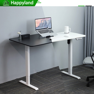现代单电机电动办公电脑工作站桌子高度可调家用办公桌架 - Product Image 1