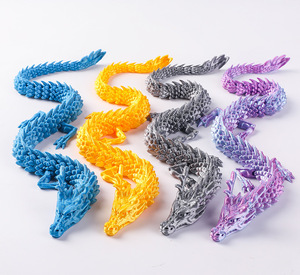 30CM hareketli eklemler ve çeşitli renkler ile 3D-printed çin tarzı ejderha oyuncak - Product Image 5