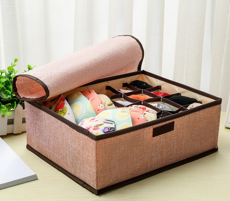 Pink -Linen khaki 8