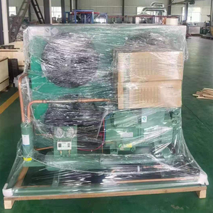 Unidad compresora de refrigeración de 380V, 15HP, 50HP, unidad condensadora de refrigeración por aire con bomba, engranaje, Control remoto, R410A-Key incluido - Product Image 2
