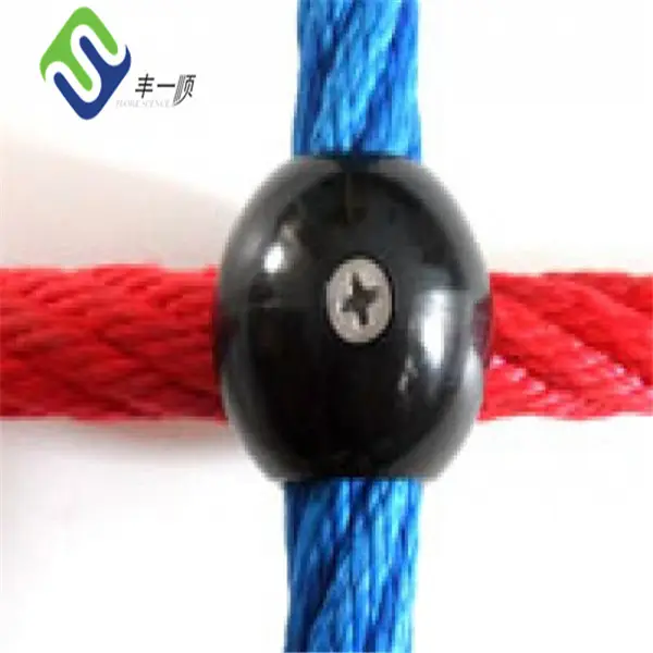 Connecteur croisé de corde en plastique, accessoires pour terrain de jeu de simulation, corde métallique