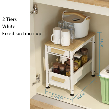 2 Tiers White