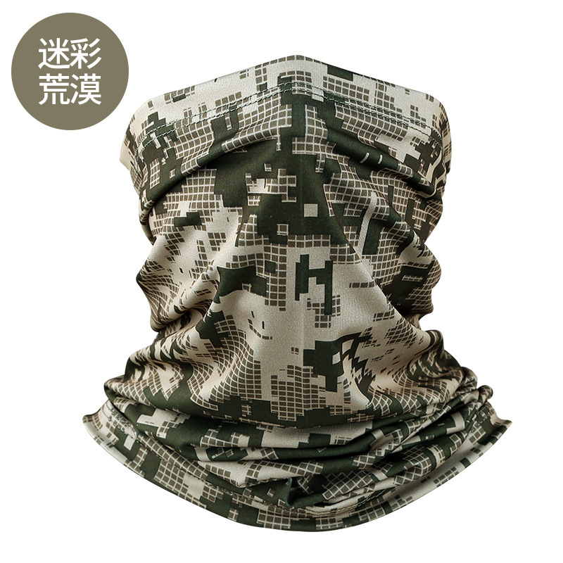 Milk Silk Headscarf - Camouflage Yellow