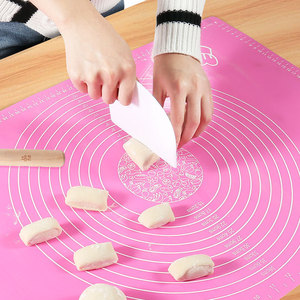 19.7x15.7&quot; Non-Stick Silicon <strong>Baking</strong> Mats Sheet with Scale Heat Resistant <strong>Baking</strong> Mat 50x40cm Kneading Pad (5 Various Size ) - Product Image 4