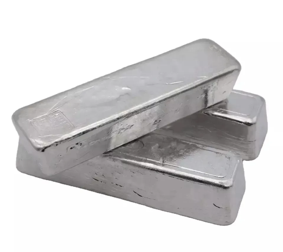 China Supplier Silver Metal In Metal Indium High Density Pure 99.995% Indium Ingot