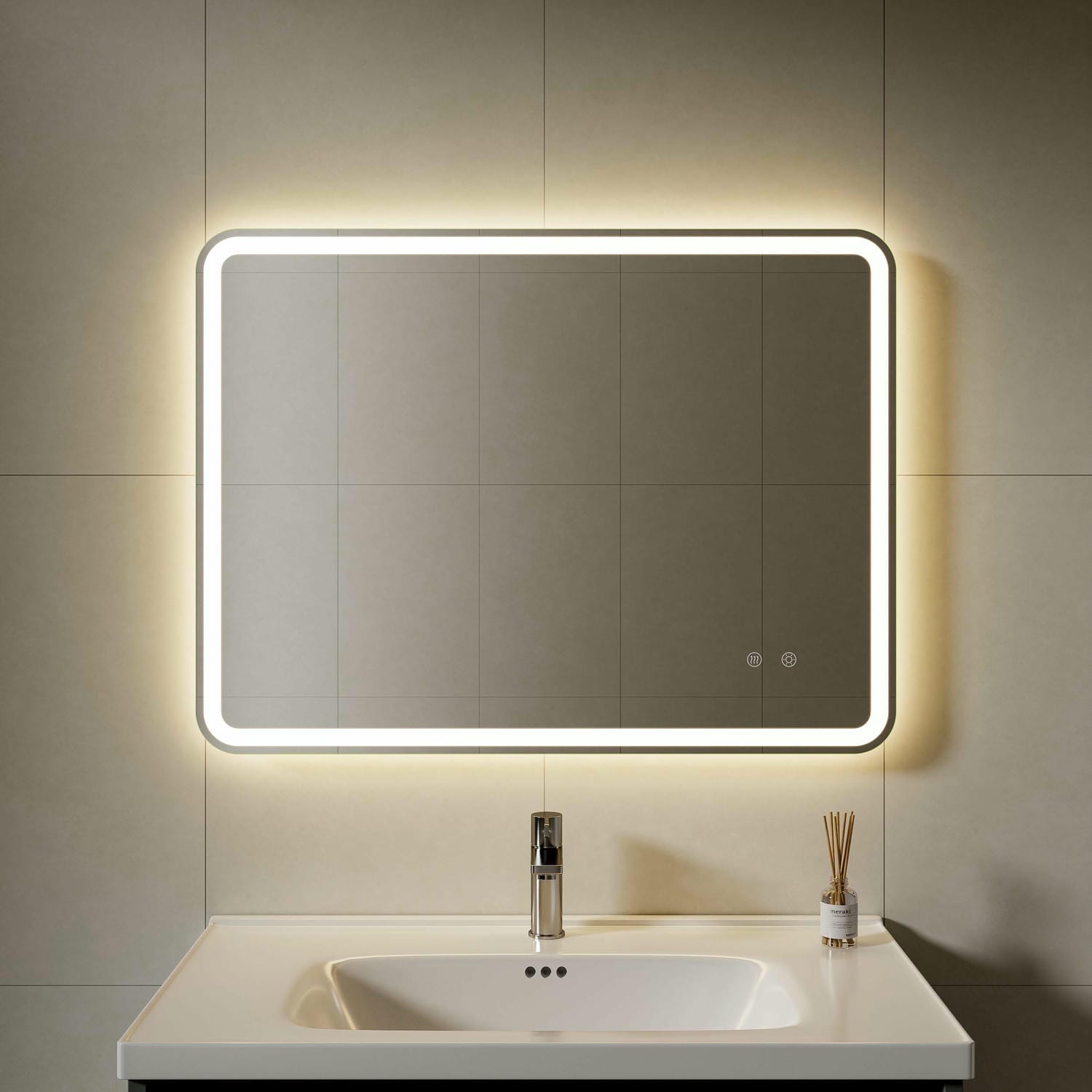 Miroir de salle de bain LED DP322-X