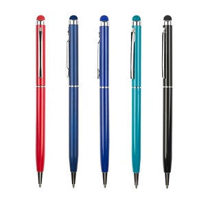 高品质可定制标志多色功能金属笔触控笔圆珠笔十字笔 - Product Image 5