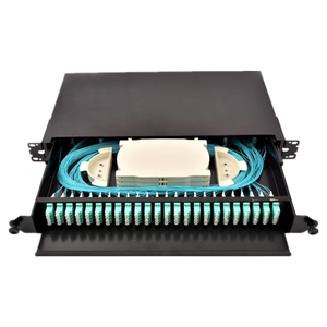 FTTH 24 puertos SC/LC/FC/ST Saidas Marco de distribución de fibra óptica Patch Panel De Fibra Optica Odf para uso en telecomunicaciones - Product Image 3