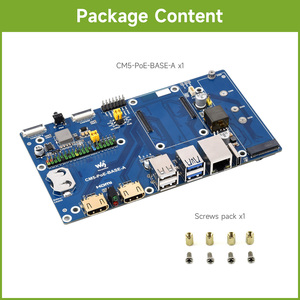 CM5-PoE-BASE-A Waveshare Raspberry Pi Compute modulo 5 IO Board con funzione PoE per tutte le varianti di CM5
