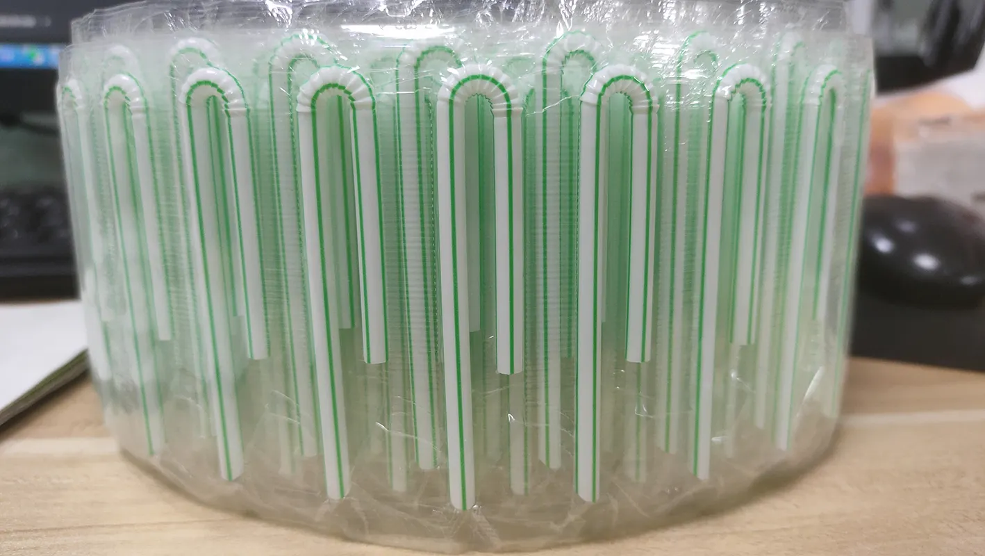 High Efficiency U Shape Plastic Straw Bending and Packing Machine