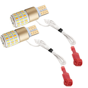 T10 yüksek parlaklık LED gösterge ışığı 3014 54SMD Dual çift renk dönüş sinyal ışığı yeni durum - Product Image 3