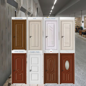 Foshan Rongda ประตูห้อง WPC ประกอบทำจากพลาสติกไม้ฟลัชสำหรับห้องนอน - Product Image 1