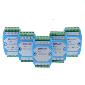 WP3082ADAM ( 8AI ) _ 0-20MA / 4-20MA <strong>Analog</strong> <strong>Input</strong> <strong>Module</strong> / <strong>RS485</strong> MODBUS RTU Communications - Product Image 1
