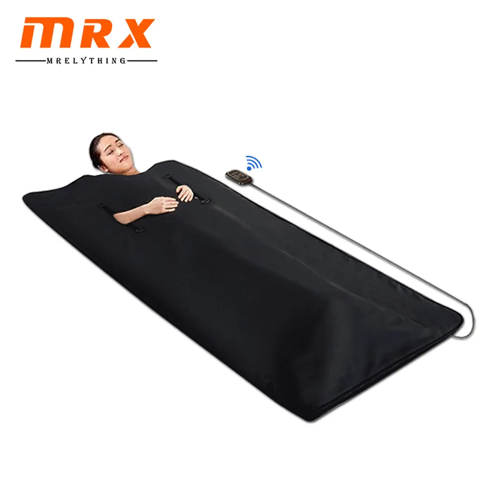 MRX infrarrojos terapia de luz infrarroja cama cara manta esteticista tal vez la mejor envoltura de infrarrojos terapéutica sauna manta adelgazante