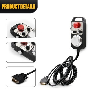 Generatore manuale di impulsi manuale con arresto di emergenza a 6 assi HLTNC che utilizza encoder fotoelettrico utilizzato per macchine utensili CNC - Product Image 5