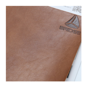 Diario de reunión de negocios con personalidad de color personalizado, sello caliente de lujo impreso, cuero sintético Pu para cuaderno - Product Image 1