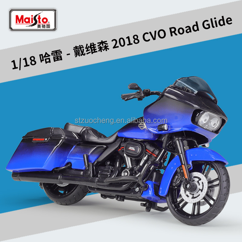 Harley 2018 CVO Road Glide Bleu