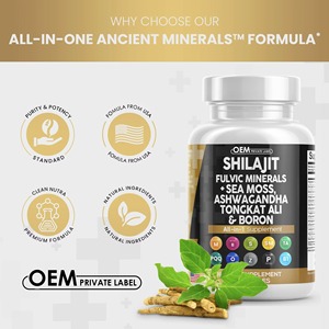 Sehistar <span class=keywords><strong>8</strong></span> in 1純粋なヒマラヤShilajitカプセルサプリメント天然ShilajitカプセルAshwagandha Shilajit