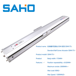Barato de alta precisión CNC brazo robótico correa de distribución eléctrica accionada SDM175 actuador deslizante lineal etapa Módulo de rieles de guía de movimiento - Product Image 5