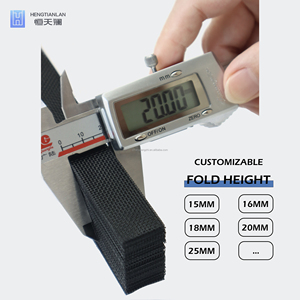 Einziehbares Moskito netz aus versenkbarem Plissee-Netz aus Polyester für Fenster tür gitter - Product Image 4