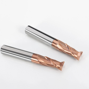 CNC Flat-bottom Carbide End Mill with Two Flutes 55-degree Keyway <strong>Cutter</strong> for Steel Featuring an Extended Straight Shank - Product Image 3