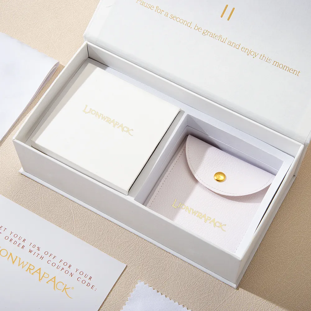 OEM logo personalizzato mini collana confezione di gioielli scatole scorrevoli Canada vendita calda portagioie e custodia in carta di lusso