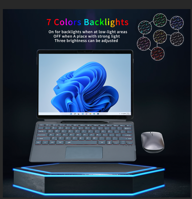 Backling clavier noir