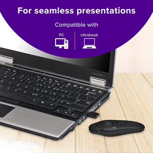 Presentatore Wireless con puntatore Laser rosso, Clicker di presentazione puntatore Laser USB per Powerpoint - Product Image 4