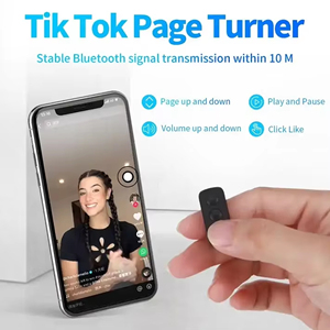 YJ指先リモコンTiktokビデオページターナー反転ワイヤレス電話SelfieリモコンBluetoothリングコントローラー - Product Image 4