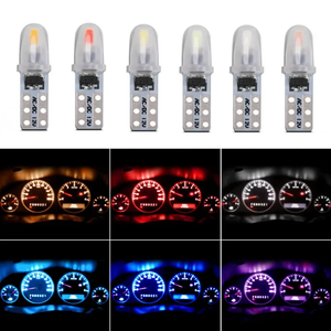 T5 araba Dashboard işık 3014 2SMD DC 12V otomatik okuma enstrüman Panel lambası hiçbir polarite LED göstergesi kama ampul - Product Image 5