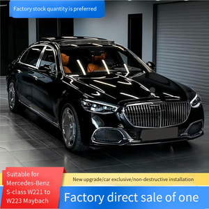Adatto per il modello Mercedes-Benz classe S W221 di 2008 2013. Per la modifica di W223 Maybach. Paraurti anteriore e Kit carrozzeria grande - Product Image 3