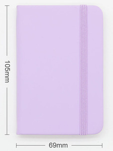 Logo personalizzabile copertina in pelle sintetica taccuino elastico A4 a spirale rilegatura diario/Journal Planner con filo cucito stile stampato - Product Image 4