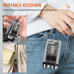 Boruit V3 High Power Led Flashlight Mini Portable Torch Waterproof Rechargeable Flash <strong>Light</strong> multi function keychain flashlight