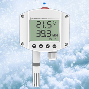 Transmisor de temperatura y humedad 485 Pantalla LCD montada en la pared Sensor de temperatura y humedad de alta precisión - Product Image 3