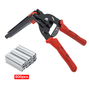 Poultry Cage Installation Tools <strong>M</strong> Nails Plier Hand Operated Fence Clamp Plier <strong>Chicken</strong> Rabbit Hog Ring Pliers with Nails - Product Image 2