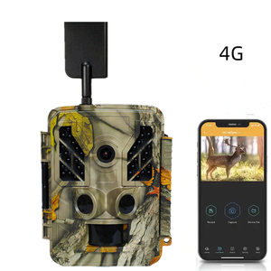 กล้องล่าสัตว์เพื่อการมองเห็นในที่มืด4G 48MP MMS IP67 1080P กันน้ำ IR กล้องเกมระยะไกลไร้สาย - Product Image 1