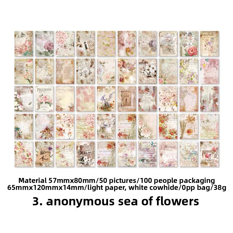 C Mar de flores anónimas